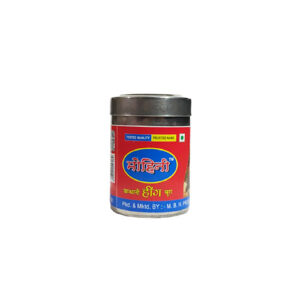 Mohini Bandhani Hing Steel Box (100gm) (Product Image)